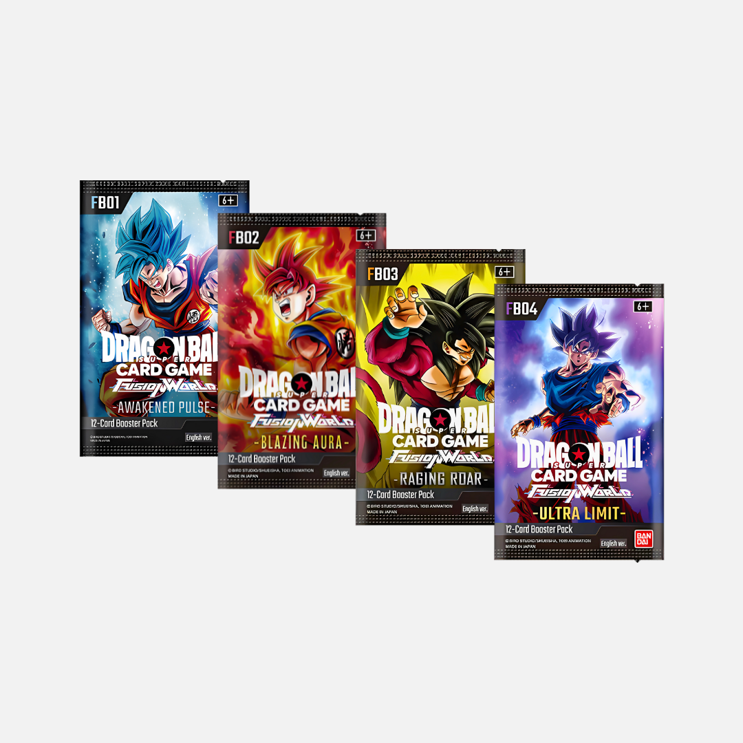 Dragon Ball Super Fusion World - 4er Booster Pack Bundle [FB-01-04] - (Englisch)