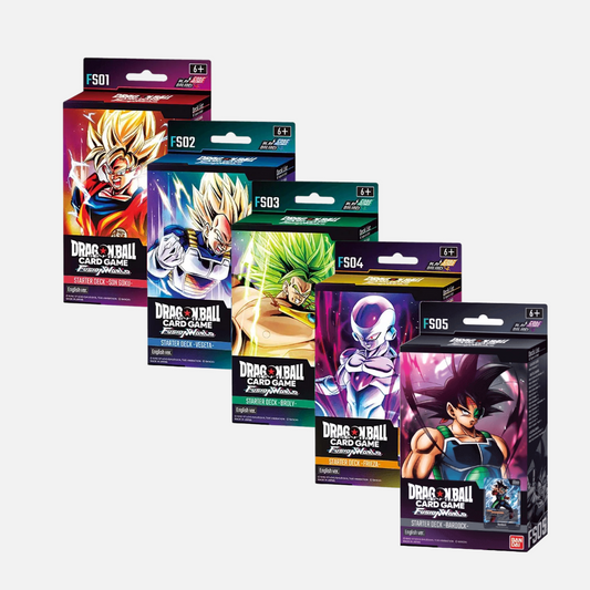 DragonBall Super Card Game - Fusion World - Starter Deck Bundle [FS01-05] - (Englisch)