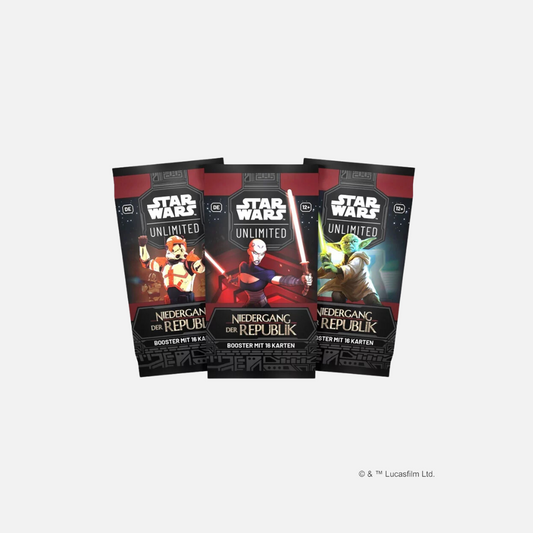 FFG - Star Wars: Unlimited - Niedergang der Republik Booster Pack (Deutsch) *VORBESTELLUNG*